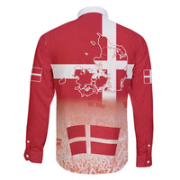 Danish National Flag Day Family Matching Short Sleeve Bodycon Dress and Hawaiian Shirt Coat Of Arms With Map