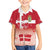 Danish National Flag Day Family Matching Short Sleeve Bodycon Dress and Hawaiian Shirt Coat Of Arms With Map