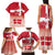 Danish National Flag Day Family Matching Tank Maxi Dress and Hawaiian Shirt Coat Of Arms With Map