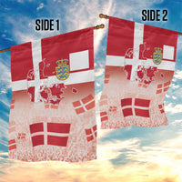 Danish National Flag Day Garden Flag Coat Of Arms With Map