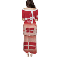 Danish National Flag Day Puletasi Coat Of Arms With Map