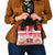 Danish National Flag Day Shoulder Handbag Coat Of Arms With Map