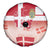 Danish National Flag Day Spare Tire Cover Coat Of Arms With Map