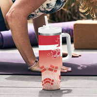 Danish National Flag Day Tumbler With Handle Coat Of Arms With Map