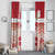 Danish National Flag Day Window Curtain Coat Of Arms With Map