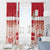 Danish National Flag Day Window Curtain Coat Of Arms With Map