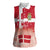 Danish National Flag Day Women Sleeveless Polo Shirt Coat Of Arms With Map