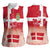 Danish National Flag Day Women Sleeveless Polo Shirt Coat Of Arms With Map