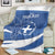 Personalized National Greek Flag Day Blanket Elliniki Dimokratia