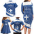Personalized National Greek Flag Day Family Matching Long Sleeve Bodycon Dress and Hawaiian Shirt Elliniki Dimokratia