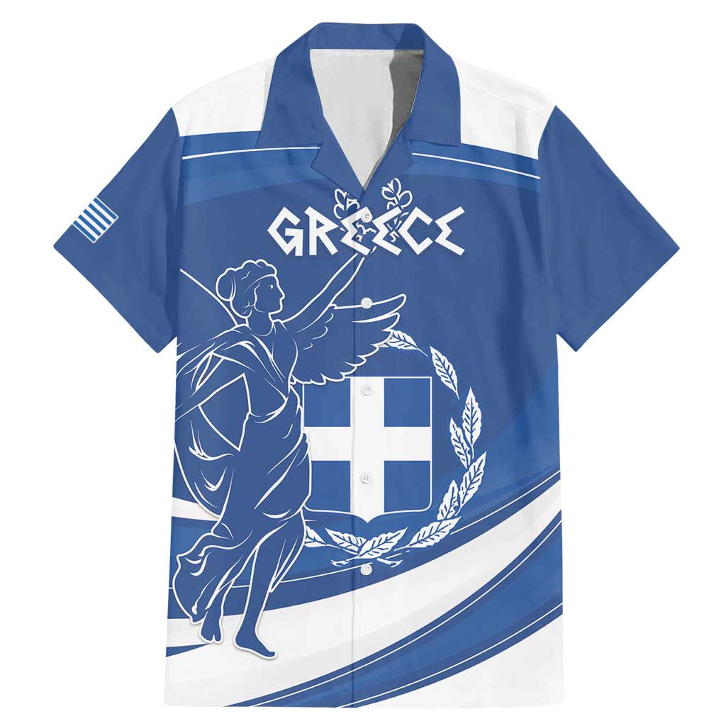 Personalized National Greek Flag Day Family Matching Mermaid Dress and Hawaiian Shirt Elliniki Dimokratia