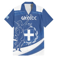 Personalized National Greek Flag Day Family Matching Mermaid Dress and Hawaiian Shirt Elliniki Dimokratia