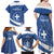 Personalized National Greek Flag Day Family Matching Off Shoulder Maxi Dress and Hawaiian Shirt Elliniki Dimokratia