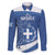 Personalized National Greek Flag Day Family Matching Short Sleeve Bodycon Dress and Hawaiian Shirt Elliniki Dimokratia