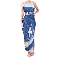 Personalized National Greek Flag Day Family Matching Tank Maxi Dress and Hawaiian Shirt Elliniki Dimokratia