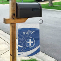Personalized National Greek Flag Day Garden Flag Elliniki Dimokratia