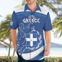 Personalized National Greek Flag Day Hawaiian Shirt Elliniki Dimokratia