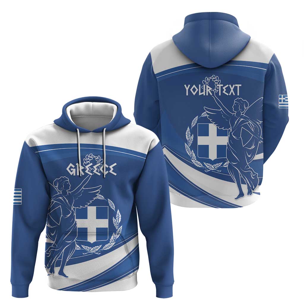 Personalized National Greek Flag Day Hoodie Elliniki Dimokratia