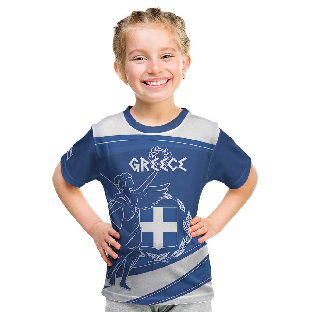 Personalized National Greek Flag Day Kid T Shirt Elliniki Dimokratia