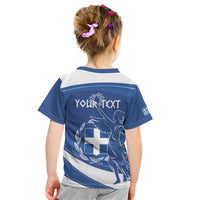 Personalized National Greek Flag Day Kid T Shirt Elliniki Dimokratia
