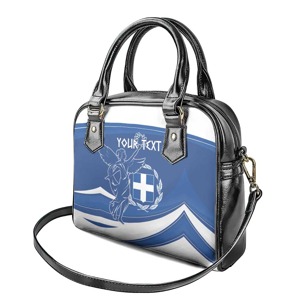 Personalized National Greek Flag Day Shoulder Handbag Elliniki Dimokratia