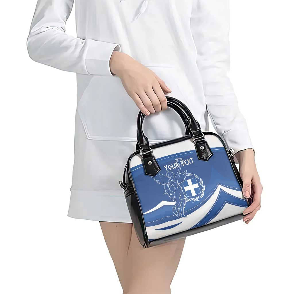 Personalized National Greek Flag Day Shoulder Handbag Elliniki Dimokratia