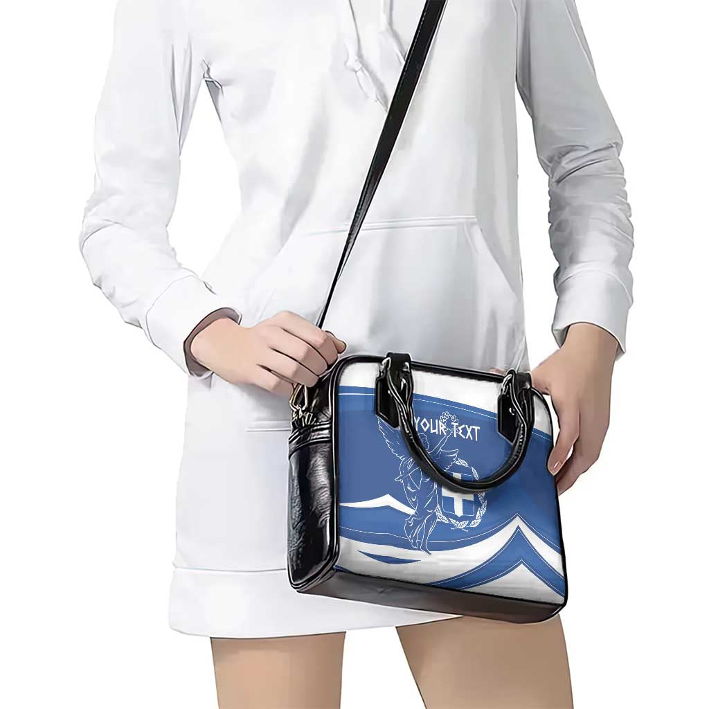 Personalized National Greek Flag Day Shoulder Handbag Elliniki Dimokratia