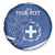 Personalized National Greek Flag Day Spare Tire Cover Elliniki Dimokratia