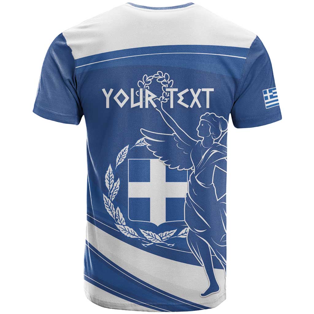 Personalized National Greek Flag Day T Shirt Elliniki Dimokratia