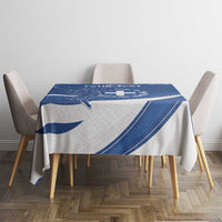 Personalized National Greek Flag Day Tablecloth Elliniki Dimokratia