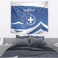 Personalized National Greek Flag Day Tapestry Elliniki Dimokratia