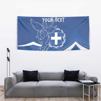 Personalized National Greek Flag Day Tapestry Elliniki Dimokratia