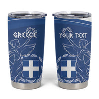 Personalized National Greek Flag Day Tumbler Cup Elliniki Dimokratia