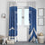 Personalized National Greek Flag Day Window Curtain Elliniki Dimokratia
