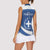 Personalized National Greek Flag Day Women Sleeveless Polo Shirt Elliniki Dimokratia