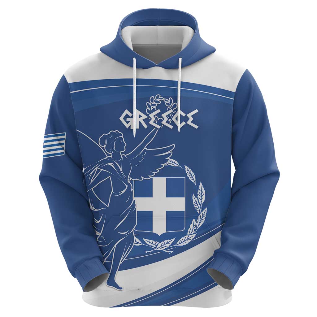 Personalized National Greek Flag Day Zip Hoodie Elliniki Dimokratia