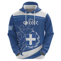 Personalized National Greek Flag Day Zip Hoodie Elliniki Dimokratia