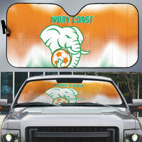 Ivory Coast Football Auto Sun Shade Proud Elephant Fan Edition