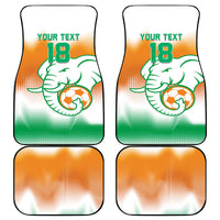 Custom Ivory Coast Football Car Mats Proud Elephant Fan Edition