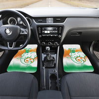 Custom Ivory Coast Football Car Mats Proud Elephant Fan Edition