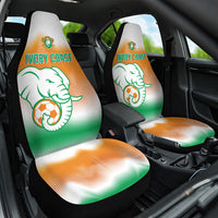 Ivory Coast Football Car Seat Cover Proud Elephant Fan Edition