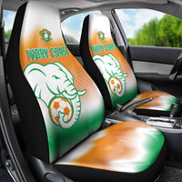 Ivory Coast Football Car Seat Cover Proud Elephant Fan Edition