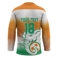Custom Ivory Coast Football Hockey Jersey Proud Elephant Fan Edition