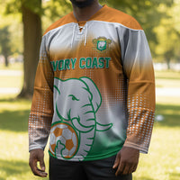 Custom Ivory Coast Football Hockey Jersey Proud Elephant Fan Edition