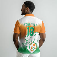 Custom Ivory Coast Football Polo Shirt Proud Elephant Fan Edition LT18