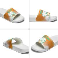 Ivory Coast Football Slide Sandals Proud Elephant Fan Edition