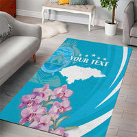 Personalized Honduras Independence Day Area Rug With White Tailed Deer - Wonder Print Shop
