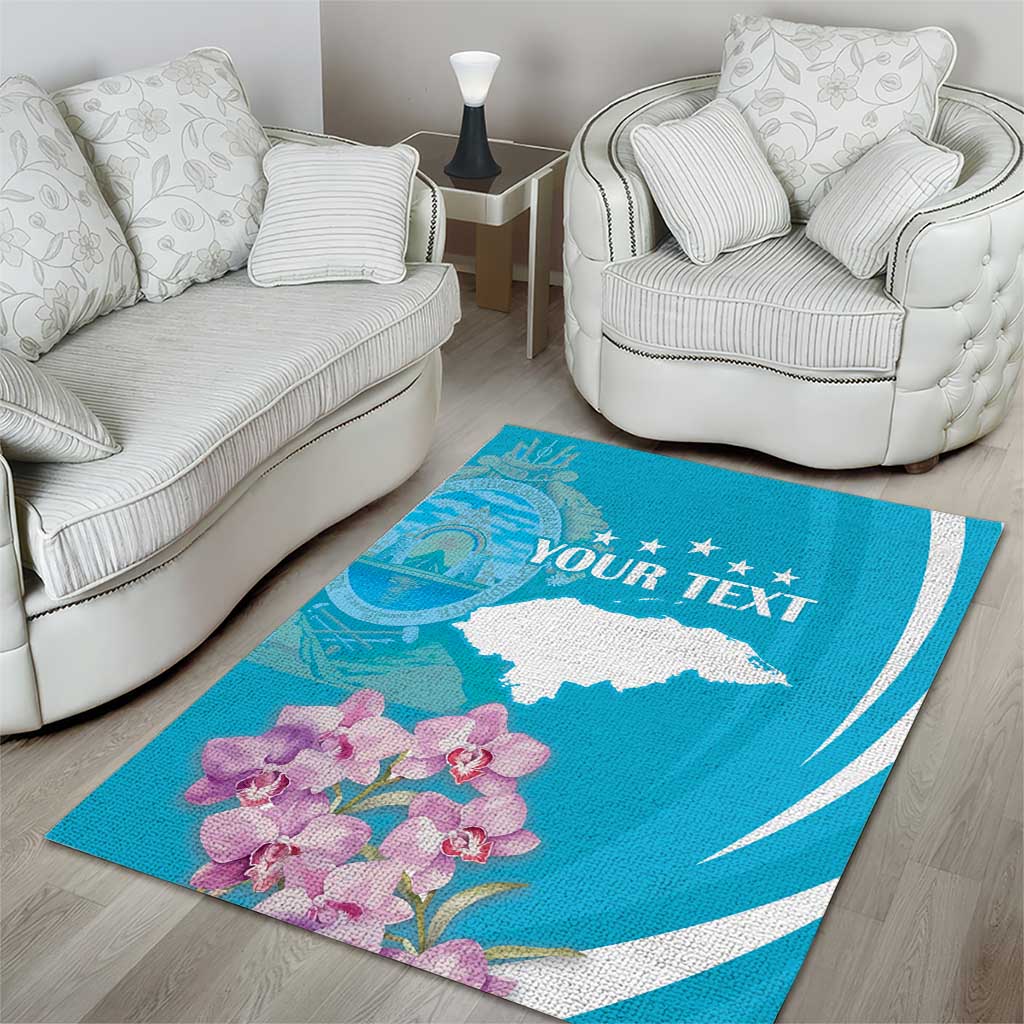 Personalized Honduras Independence Day Area Rug With White Tailed Deer - Wonder Print Shop