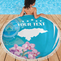 Personalized Honduras Independence Day Beach Blanket With White Tailed Deer - Wonder Print Shop