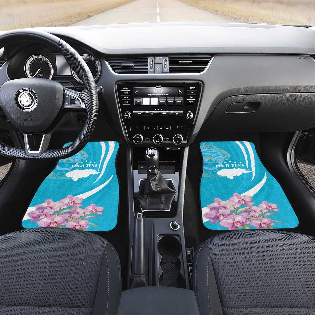 Personalized Honduras Independence Day Car Mats With White Tailed Deer - Wonder Print Shop